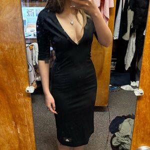 Adidas Black Long Sleeve Dress